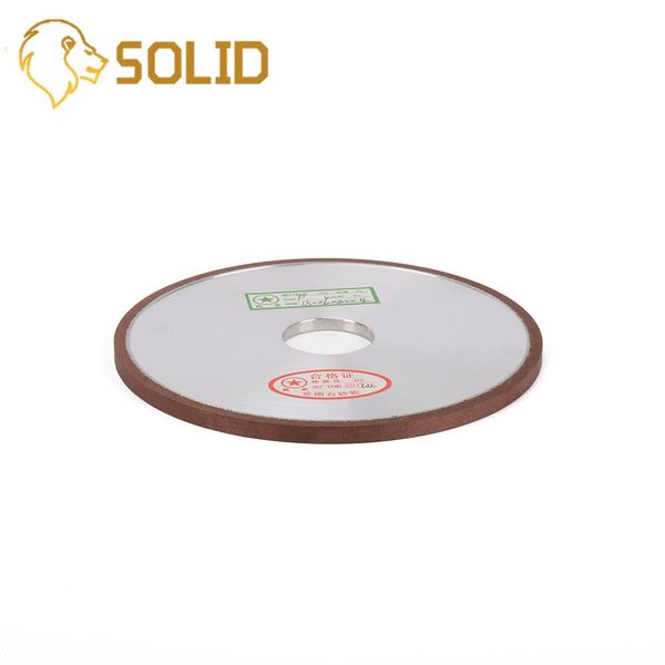 6" diamond grinding wheel cutting disc resin bond grinder for tungsten steel 80-400grit thickness 6/8/10/12/16/20mm 1pc